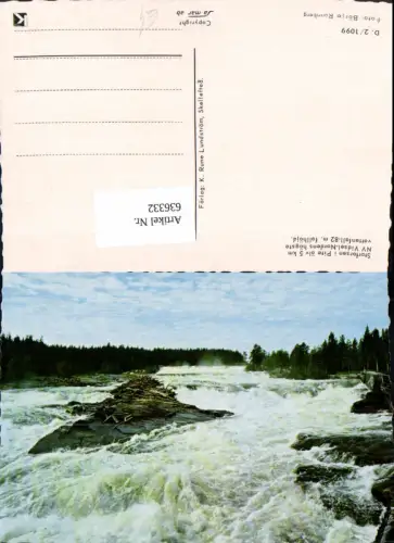 636332,Storforsen i Pite älv Vattenfall Wasserfall Stromschnellen Sweden