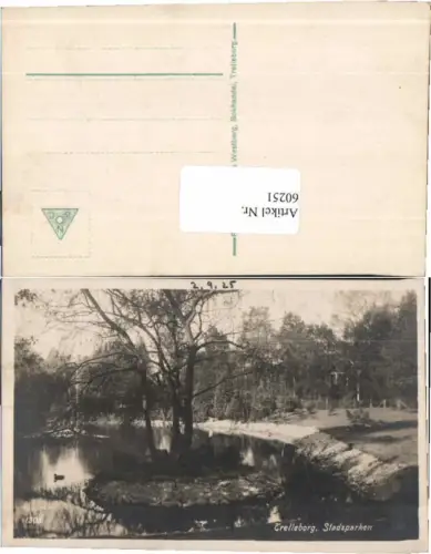 60251,Trelleborg Stadtpark Partie 1930