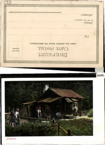 60988,Dalarne Dalarna Trachten aus Schweden 1900