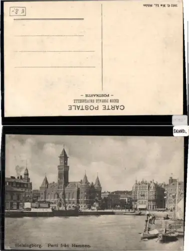 63885,Helsingborg Parti fran Hamnen