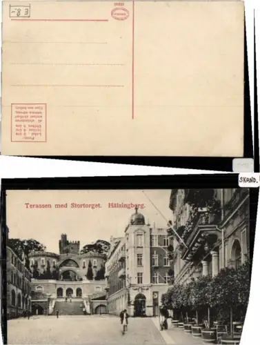 63896,Terassen med Stortorget Hälsingborg