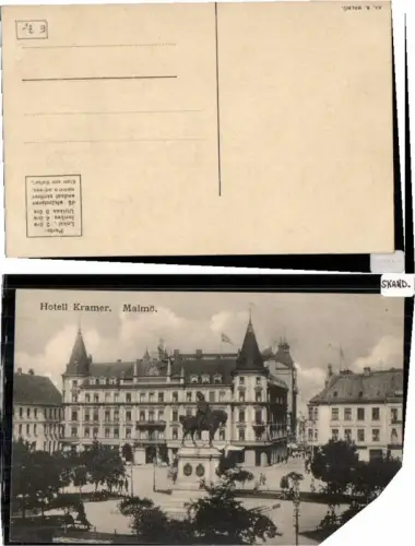 63902,Malmö Kramer Hotell Partie 1905