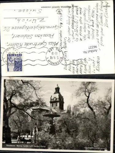 96227,Stockholm Molins fontän jacobs Kyrka