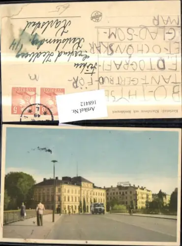 168412,Karlstad Klaraborn och Residenset Brücke Autobus Personen Zieglers Kol koks