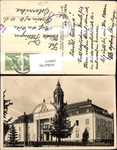 168413,Motala Tingshuset Gebäude 1950