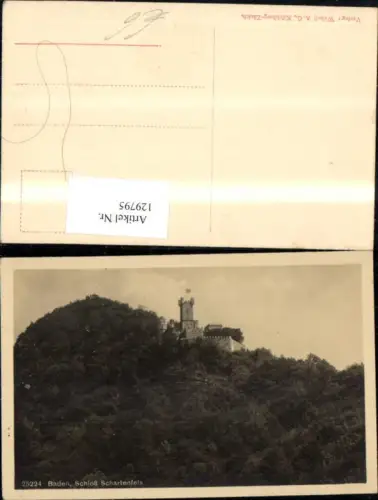 129795,Baden Schloss Schartenfels Ansicht Kt. Aargau
