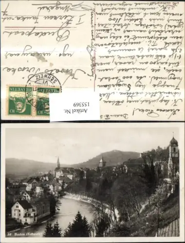 155369,Baden i. d. Schweiz 1930 Kt Aargau
