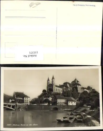 155371,Aarburg Partie a. d. Aare Boote Kt Aargau