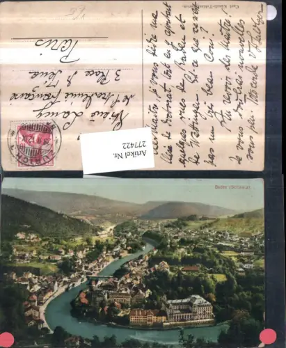 277422,Baden in d. Schweiz Totale pub Carl Künzli-Tobler Kt Aargau