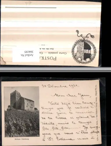 304195,Schloss Burg Habsburg Kt Aargau