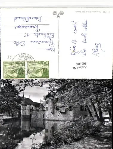 502506,Schloss Hallwil b. Seengen Kt Aargau