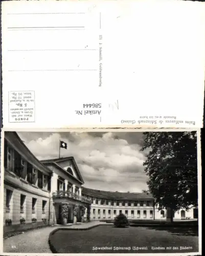 586444,Foto Ak Schinznach-Bad Bains sulfureux de Schinznach Rotonde avec les Bains Switzerland