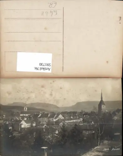 591730,Foto Ak Aarau Teilansicht Switzerland