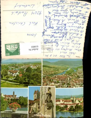 619893,Mehrbild Ak Aarau Ansichten