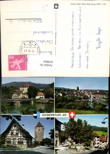 619894,Mehrbild Ak Kaiserstuhl Aargau