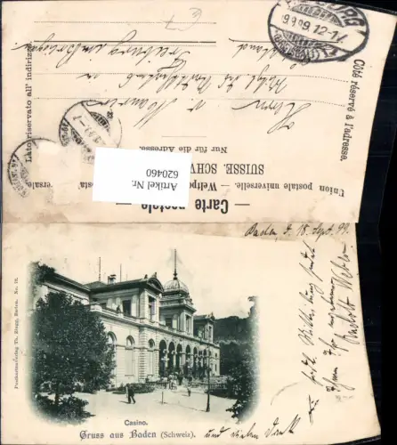 620460,Litho Baden Schweiz Casino Kasino