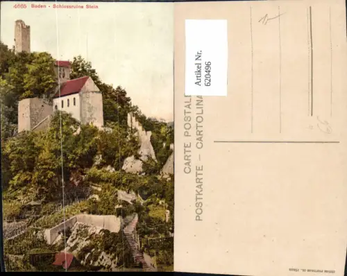 620496,Baden Schweiz Schlossruine Stein