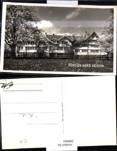 200085,Foto Ak Pension Nord Heiden Kt Appenzell