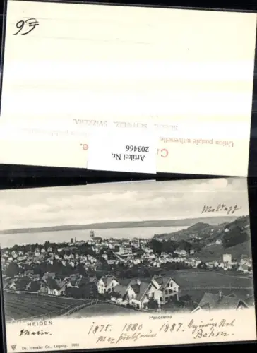 203466,Heiden Totale Panorama Kt Appenzell