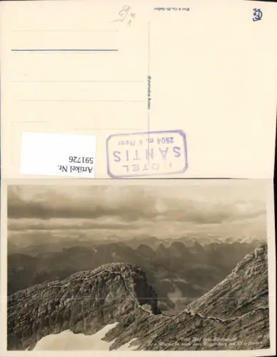 591726,Schwägalp Urnäsch Auf d. Säntisgipfel Wegpartie Switzerland pub Frei Co 4980