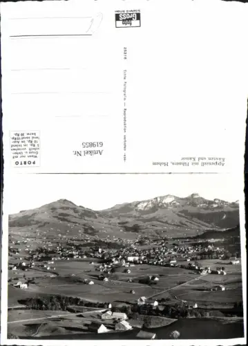 619855,Foto Ak Appenzell m. Fähnern Hohem Kasten u. Kamor