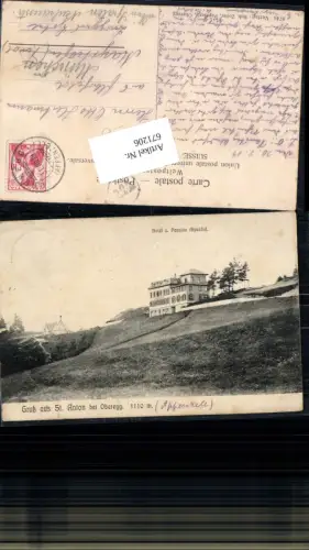 671206,Gruss aus St. Anton bei Oberegg Appenzell 1905