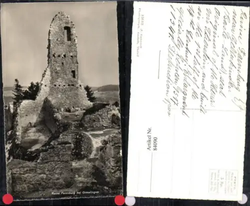 84090,Ruine Farnsburg bei Ormalingen Kt Basel-Land