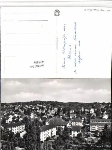 495408,Oberwil Teilansicht Kt Basel-Land