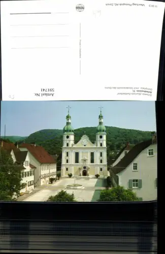 591741,Arlesheim Domplatz m. Vorderansicht des Doms Switzerland