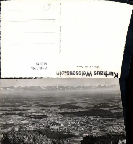 619935,Foto Ak Oberdorf Kurhaus Weissenstein Blick a. d. Alpen