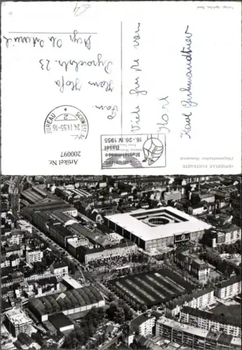 200097,Basel Fliegeraufnahme Messeareal