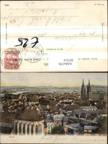 207214,Basel Totale Münster Kirche