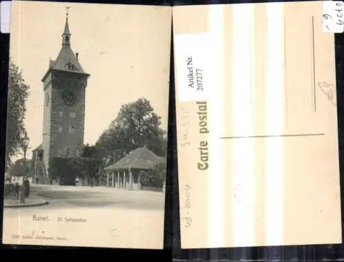 207277,Basel St Johanntor Turm