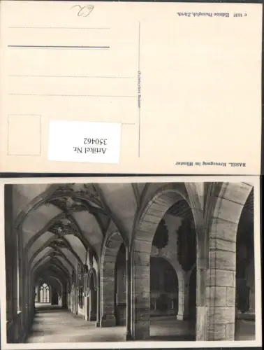 350462,Basel Kreuzgang im Münster