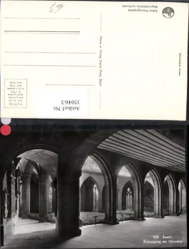 350463,Basel Kreuzgang am Münster Arkaden