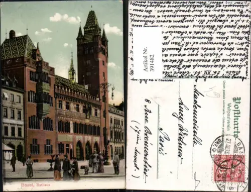 391482,Basel Rathaus Gebäude