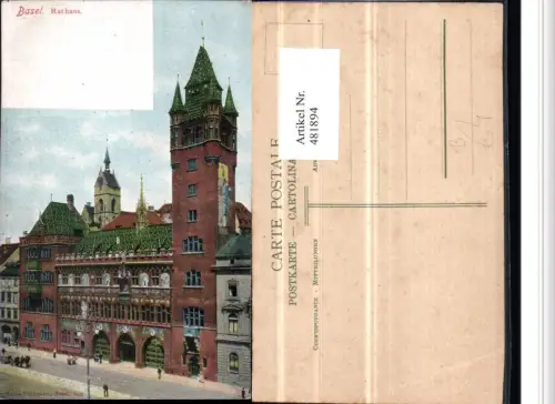 481894,Basel Rathaus Gebäude