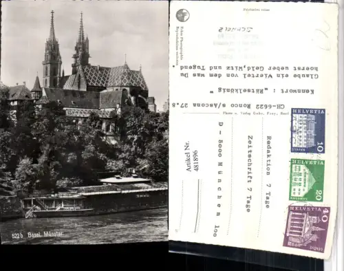 481896,Basel Münster Kirche