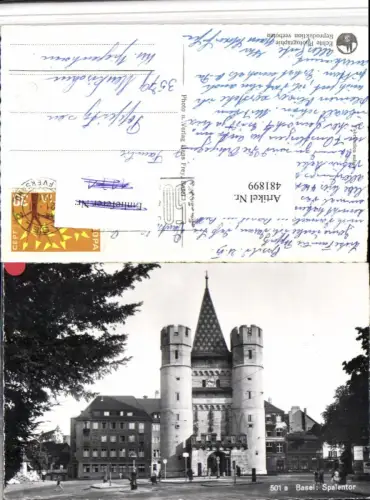 481899,Basel Spalentor Tor Türme