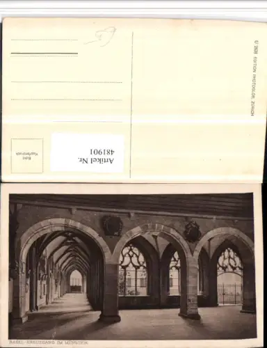 481901,Basel Münster Kreuzgang Arkaden