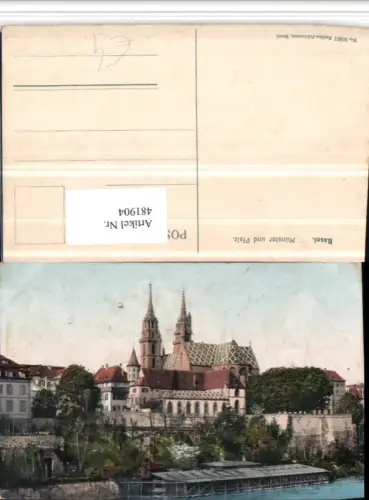 481904,Basel Münster u. Pfalz Kirche