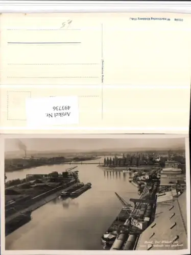 493736,Basel Rheinhafen vom Getreidesilo aus