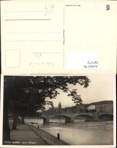 587172,Basel Am Rhein Brücke Switzerland