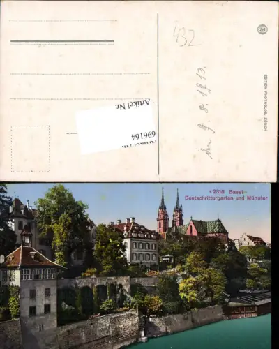 696164 Basel Stadt Deutschrittergarten Münster pub Photoglob 2318