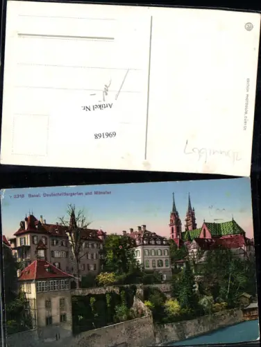 696168 Basel Stadt Deutschrittergarten Münster pub Photoglob 2318