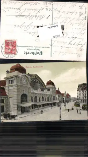 696172 Basel Stadt Bundesbahnhof Bahnhof Kutsche