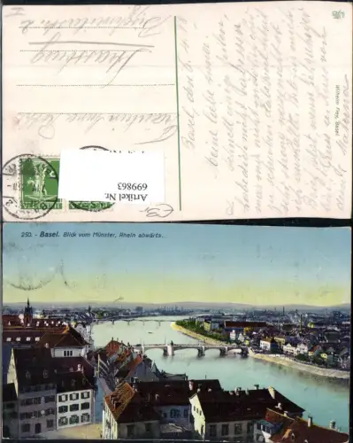 699863 Basel Blick vom Münster