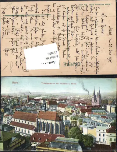 715056 Basel Münster Rhein pub Rathe Fehlmann 2681