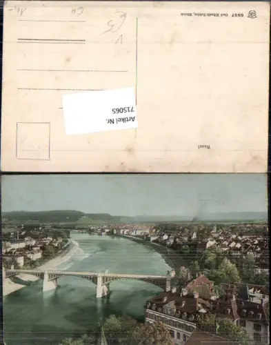 715065 Basel Brücke Rheinbrücke pub Carl Künzli-Tobler 6557
