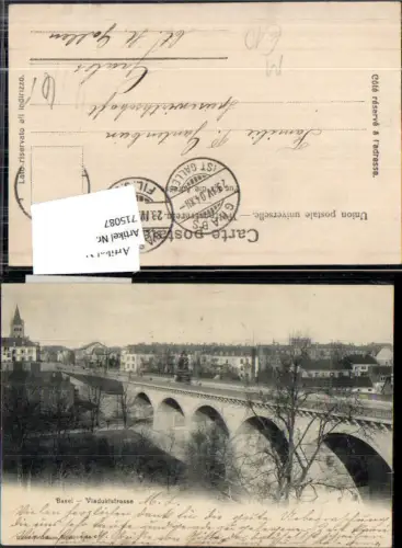 715087 Basel Viadukt Viaduktstraße Brücke